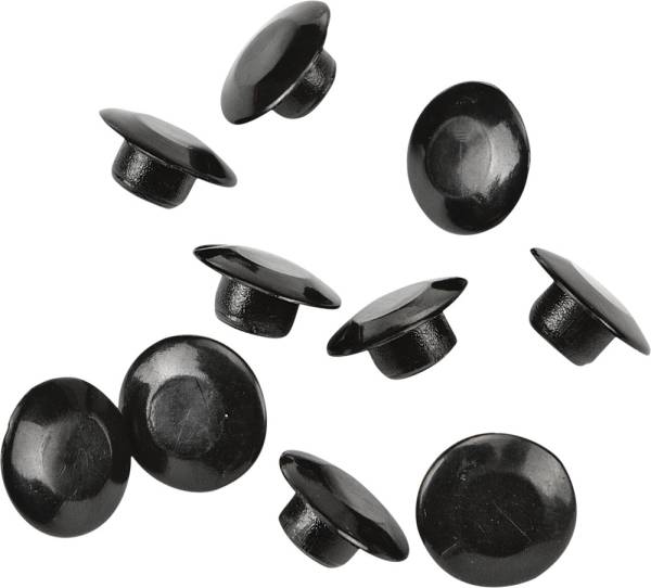 HARDDRIVE - HANDLEBAR CLAMP PLUG CAPS BLACK 10/PK - Image 1