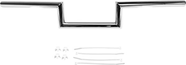 HARDDRIVE - Z-BAR ONE INCH DIMPLED 4 INCH CHROME - Image 1