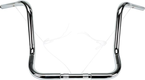 HARDDRIVE - BAGGER APE-HANGER TBW 16" CHROME - Image 1