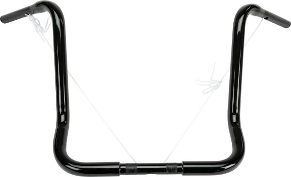 HARDDRIVE - BAGGER APE-HANGER TBW 18" GLOSS BLACK - Image 1