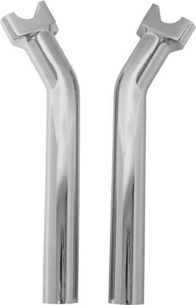 HARDDRIVE - H-BAR RISERS 9-1/2" PULLBACK CHROME - Image 1