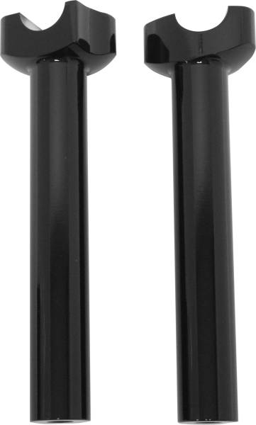 HARDDRIVE - H-BAR RISERS 8-1/2" STRAIGHT BLACK - Image 1