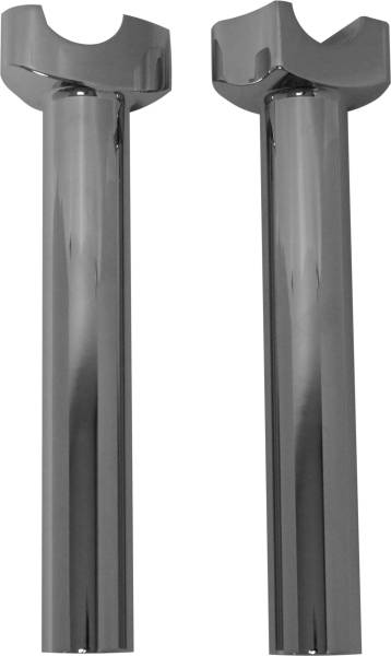 HARDDRIVE - H-BAR RISERS 8-1/2" STRAIGHT CHROME - Image 1