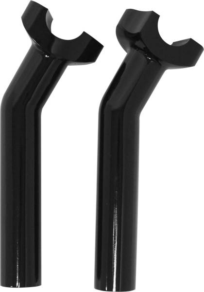 HARDDRIVE - H-BAR RISERS 6-1/2"  PULLBACK BLACK - Image 1