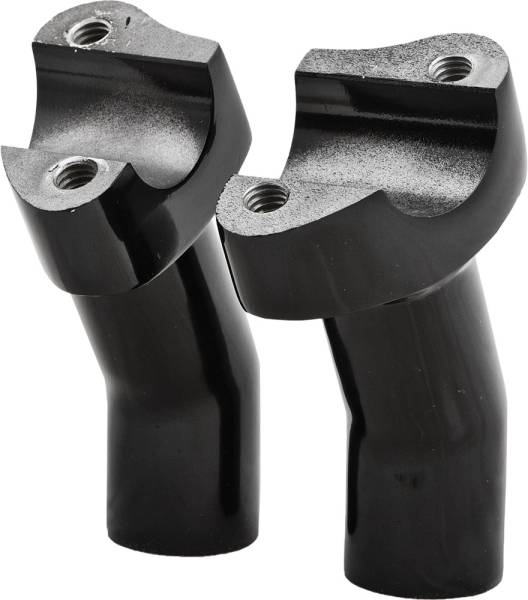 HARDDRIVE - H-BAR RISERS 3-1/2" PULLBACK BLACK - Image 1