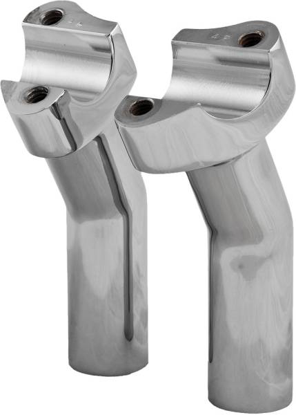 HARDDRIVE - FORGED HANDLEBAR RISER CHROME PULLBACK 4.5" - Image 1