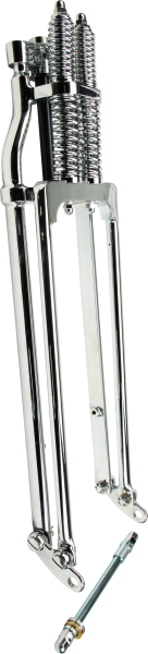 HARDDRIVE - SPRINGER FORK TAPERED LEG +2 CHROME - Image 1