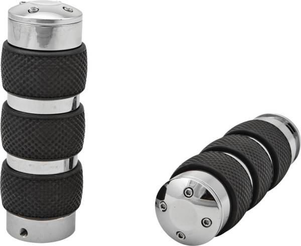 HARDDRIVE - GRIPS NOVIBE FITS 08-UP FLT CHROME - Image 1