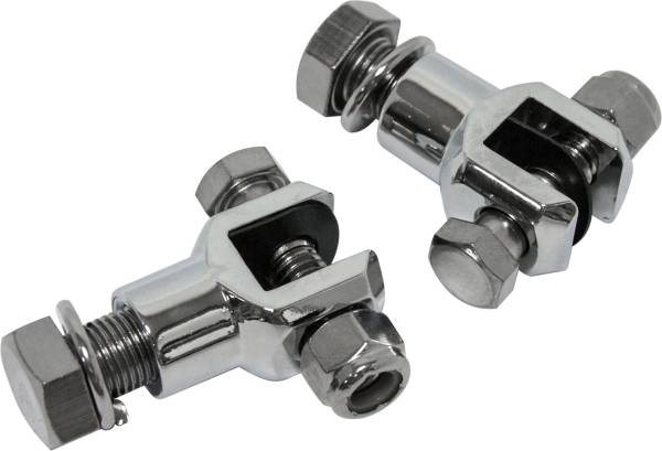 HARDDRIVE - FOOTPEG CLEVIS MOUNTS CHROME 1/2"-20 THREAD - Image 1