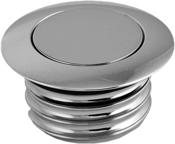 HARDDRIVE - GAS CAP POP-UP SCREW-IN SMOOTH VENTED CHROME - Image 1