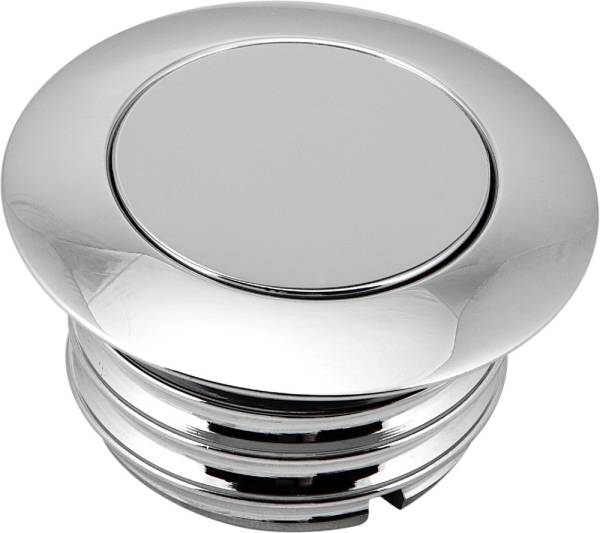 HARDDRIVE - GAS CAP POP-UP SCREW-IN SMOOTH VENTED CHROME - Image 1