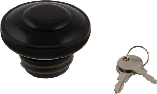 HARDDRIVE - GAS CAP SCREW-IN W/LOCK&COVER VENTED BLACK - Image 1