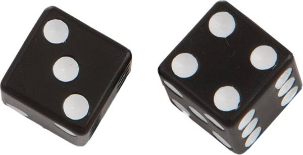 HARDDRIVE - VALVE STEM CAPS BLACK DICE PR - Image 1