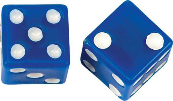 HARDDRIVE - VALVE STEM CAPS BLUE DICE PR - Image 1