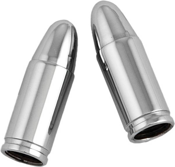 HARDDRIVE - VALVE STEM CAPS CHROME BULLET PR - Image 1