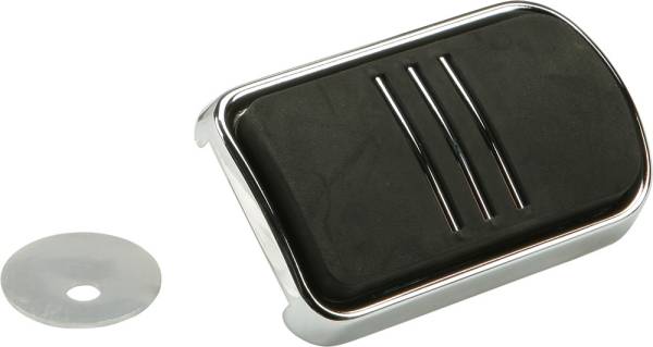 HARDDRIVE - BRAKE PEDAL PAD CHROME FLT - Image 1