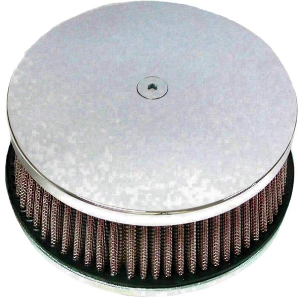 HARDDRIVE - ROUND AIR CLEANER HP CLASSIC SMOOTH CHROME 5-7/8" - Image 1