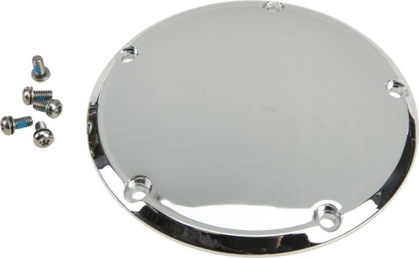 HARDDRIVE - 5 HOLE DERBY COVER CHROME BIG TWIN 99-16 - Image 1