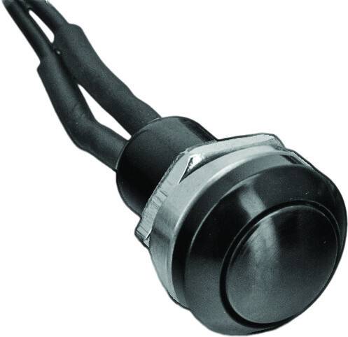 HARDDRIVE - MINI PUSH BUTTON SWITCH BLACK - Image 1