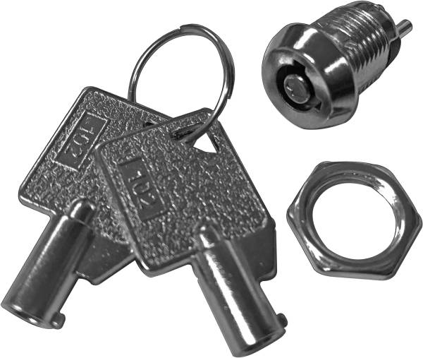 HARDDRIVE - ROUND KEY IGNITION UNIVERSAL CHROME - Image 1