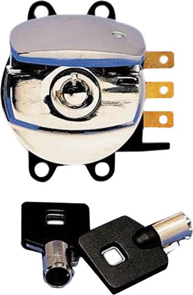 HARDDRIVE - SIDE HINGE IGNITION SWITCH CHROME - Image 1