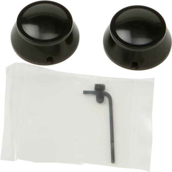 HARDDRIVE - SWINGARM PIVOT BOLT COVER BLACK XL 04-UP - Image 1