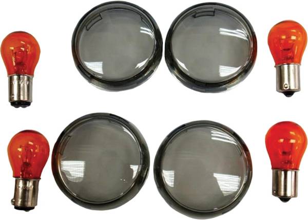 HARDDRIVE - SMOKED TURN SIGNAL LENS KIT BULLET - Image 1