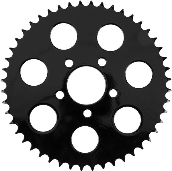 HARDDRIVE - GLOSS BLACK REAR SPROCKET 48T BIG TWIN 00-13 - Image 1