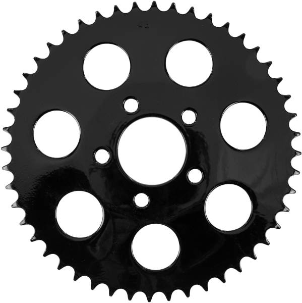 HARDDRIVE - GLOSS BLACK REAR SPROCKET 48T DISHED BIG TWIN 00-13 - Image 1