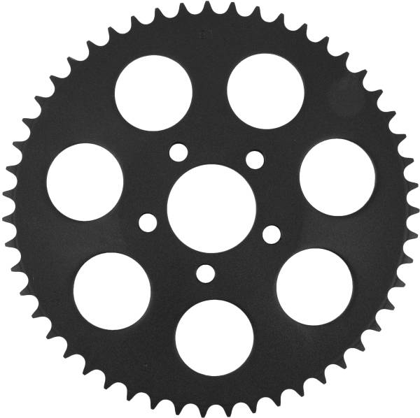 HARDDRIVE - TEXTURED BLACK RR SPROCKET DISHED 51T 00-13 BIG TWIN - Image 1