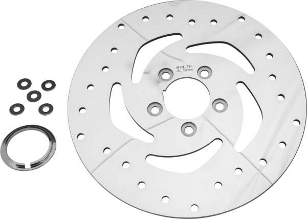 HARDDRIVE - SUPER FLOW FRONT BRAKE ROTOR 11.5" MIRROR POLISHED - Image 1