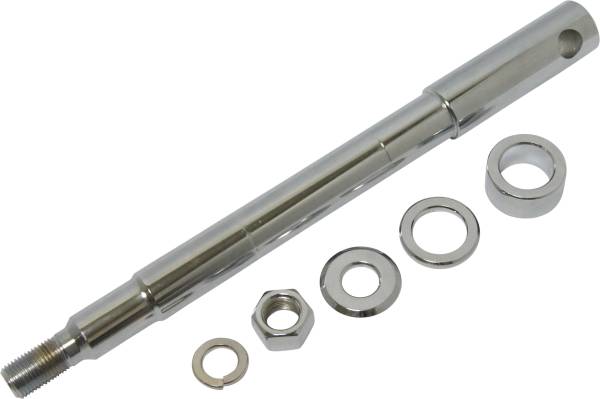 HARDDRIVE - CHROME FRONT AXLE KIT XL 88-99 FXD 91-99  FXR 87-94 - Image 1