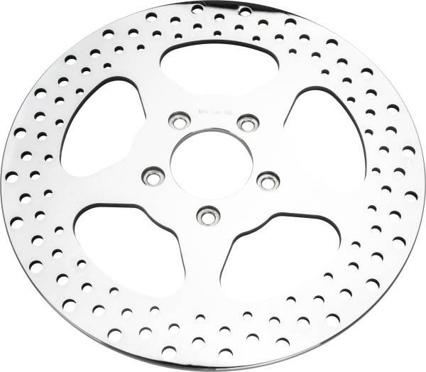 HARDDRIVE - 5 SPOKE BRAKE ROTOR FRONT 11.5 SS POLISHED 2.22ID - Image 1