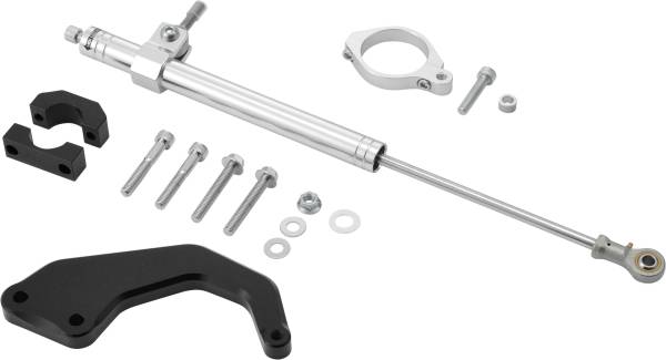 HARDDRIVE - STEERING DAMPER 00-08 FLT SILVER - Image 1