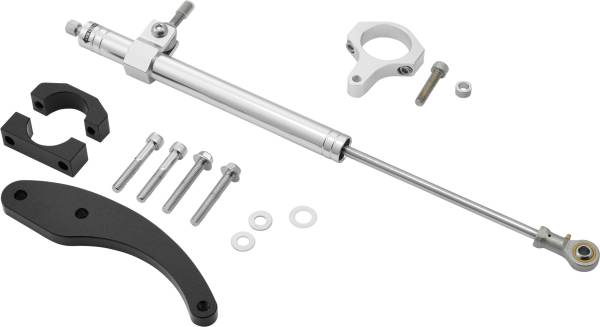 HARDDRIVE - STEERING DAMPER 09-13FLT SILVER - Image 1