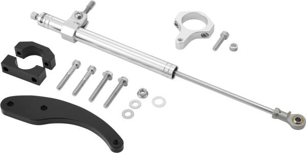 HARDDRIVE - STEERING DAMPER 14-16 FLT SILVER - Image 1