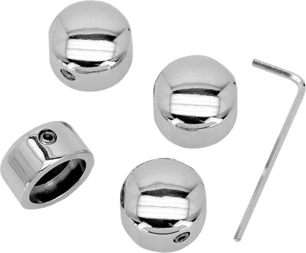 HARDDRIVE - HEAD BOLT COVERS CHROME ALL MODELS 86-19 EXCEPT M8 - Image 1