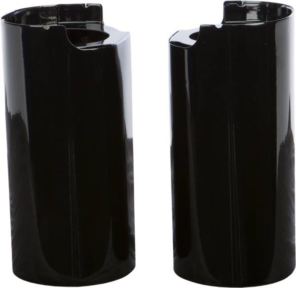 HARDDRIVE - UPPER FORK TUBE COVERS BLACK TOURING 14-UP - Image 1