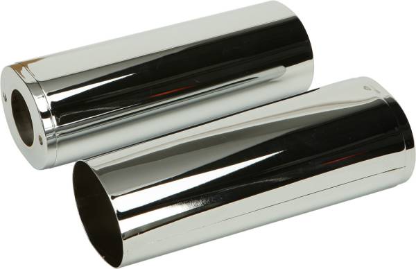 HARDDRIVE - UPPR FORK TUBE CVRS CHROME +2" TOURING 84-13 FLST 86-14 - Image 1