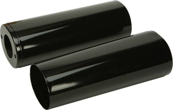 HARDDRIVE - UPPR FORK TUBE COVERS BLACK +2 TOURING 84-13 FLST 86-14 - Image 1