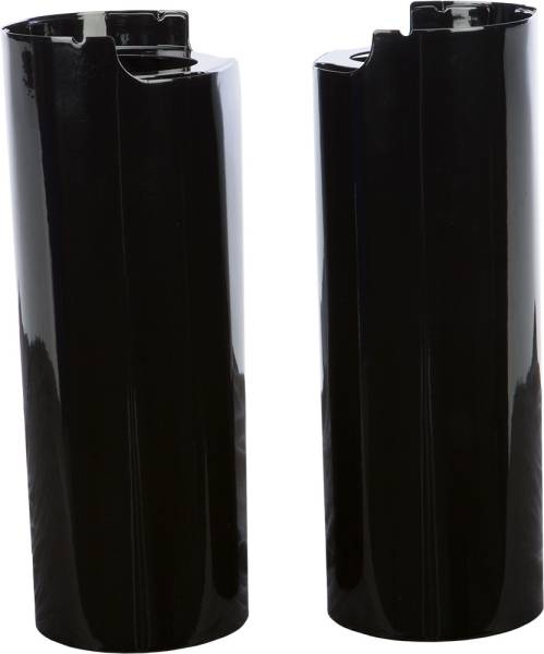 HARDDRIVE - UPPR FORK TUBE COVERS BLACK+2" TOURING 14-UP - Image 1