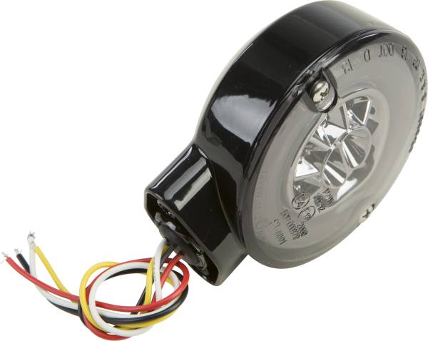 HARDDRIVE - TURN/STOP COMBO LED AMBER/RED BLACK W/SMOKE LENS - Image 1