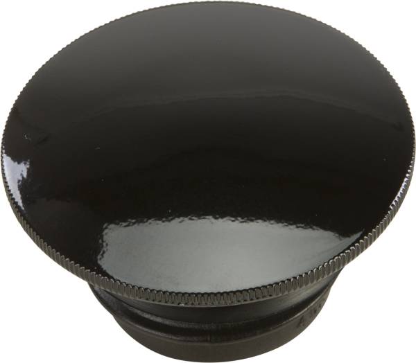 HARDDRIVE - GAS CAP SCREW-IN SMOOTH VENTED GLOSS BLACK `96-20 - Image 1