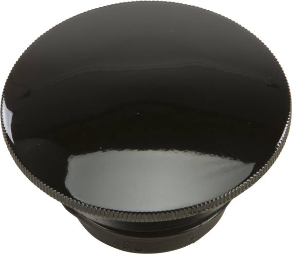 HARDDRIVE - GAS CAP SCREW-IN SMOOTH NON-VENTED GLOSS BLACK `96-20 - Image 1