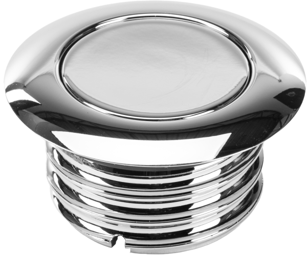 HARDDRIVE - POP-UP CAP VENTED RH `82-95 CHROME - Image 1