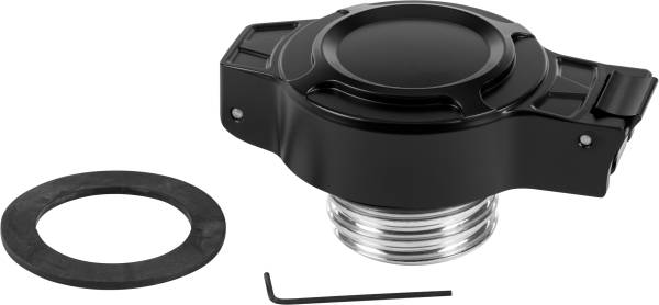 HARDDRIVE - FLIP UP GAS CAP BLACK - Image 1