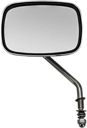 HARDDRIVE - MIRROR OEM STYLE SHORT STEM CHROME LEFT - Image 1