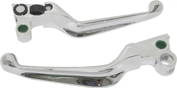 HARDDRIVE - WIDE BLADE LEVER SET CHROME 82-95 - Image 1