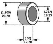 HARDDRIVE - AXLE SPACER ZINC 41607-83 3/4"X0.5" - Image 1