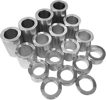 HARDDRIVE - 1" CHROME WHEEL SPACER KIT 17 PIECE KIT - Image 1